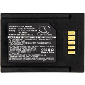 
                  
                    CS-BCM210MD Medical Replacement Battery for BCI
                  
                