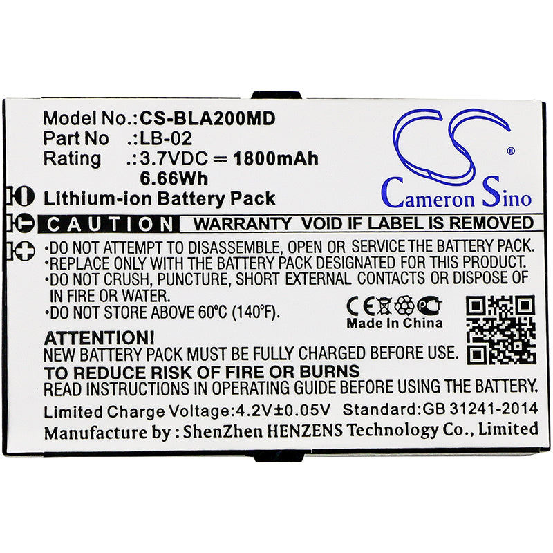 CS-BLA200MD Medical Replacement Battery for Bolate
