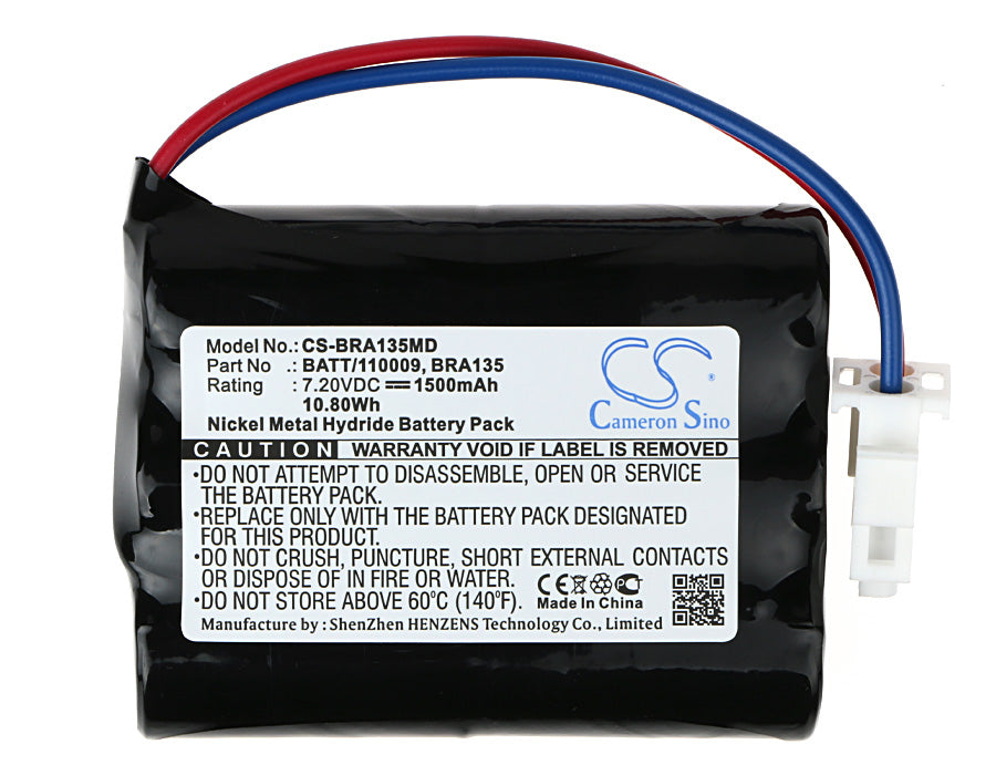 
                  
                    CS-BRA135MD Medical Replacement Battery for Braun
                  
                