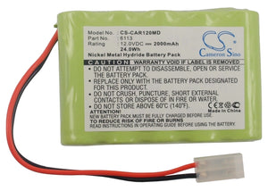 
                  
                    CS-CAR120MD Medical Replacement Battery for Cardiette
                  
                
