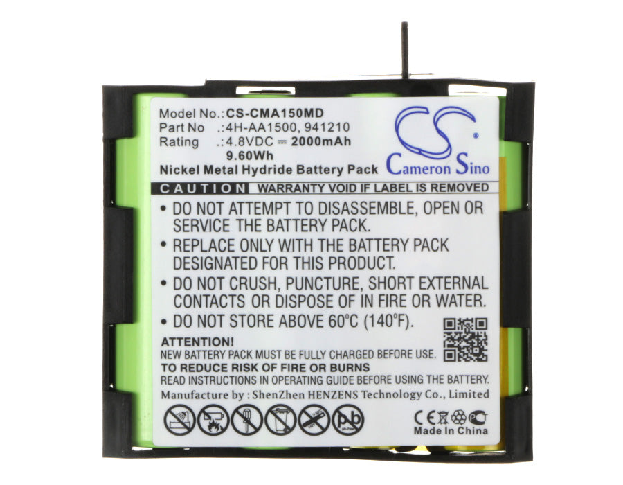 
                  
                    CS-CMA150MD Medical Replacement Battery for Compex
                  
                