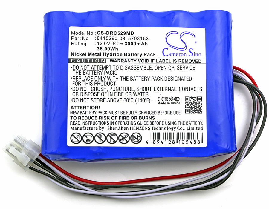 
                  
                    CS-DRC529MD Medical Replacement Battery for Drager
                  
                