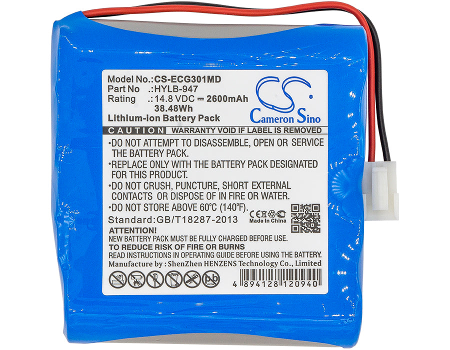 
                  
                    CS-ECG301MD Medical Replacement Battery for Biocare
                  
                