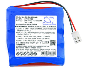 
                  
                    CS-ECG602MD Medical Replacement Battery for Biocare
                  
                