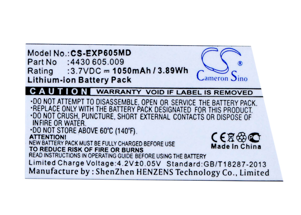 CS-EXP605MD Medical Replacement Battery for Eppendorf