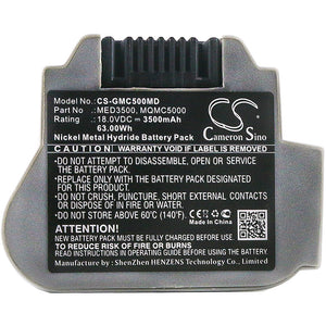 
                  
                    CS-GMC500MD Medical Replacement Battery for GE
                  
                