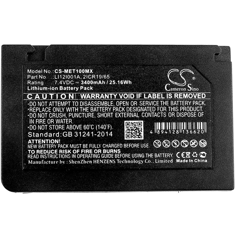 
                  
                    CS-MET100MX Medical Replacement Battery for Mindray
                  
                