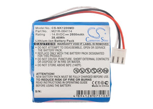 
                  
                    CS-NK1200MD Medical Replacement Battery for Nihon Kohden
                  
                