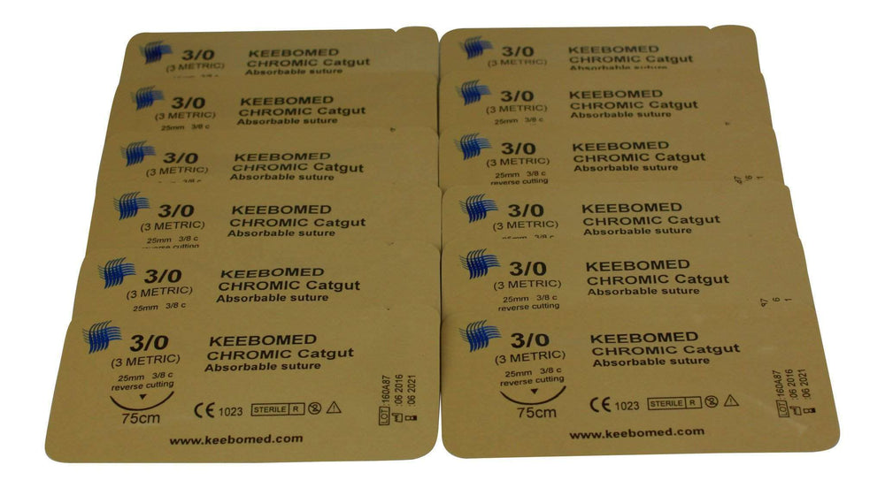 
                  
                    Lot of 50 Boxes - Surgical Sutures Chromic Catgut | KeeboMed
                  
                