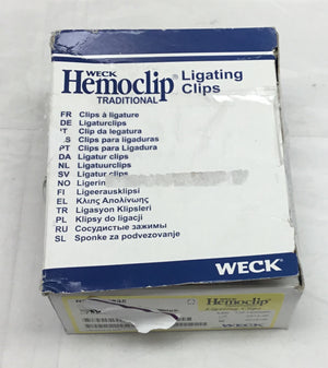 
                  
                    Weck Hemoclip Traditional Ligating Clip
                  
                