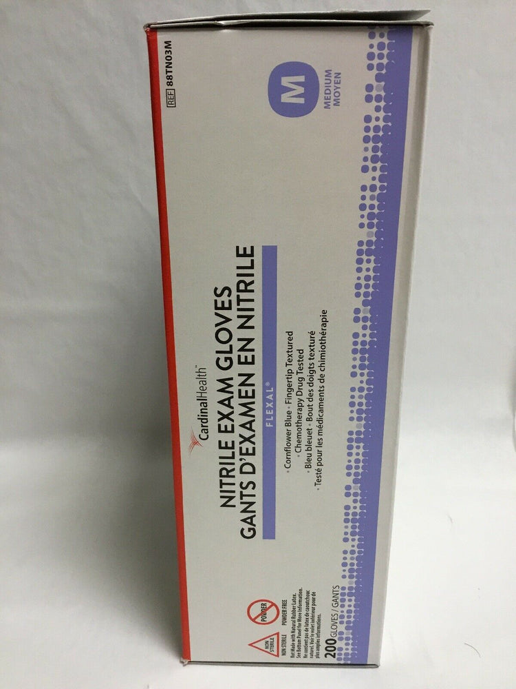 
                  
                    Cardinal Health Nitrile Exam Gloves-Size Medium
                  
                