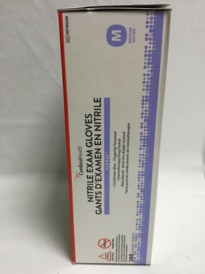 
                  
                    Cardinal Health Nitrile Exam Gloves-Size Medium
                  
                
