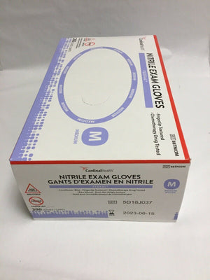 
                  
                    Cardinal Health Nitrile Exam Gloves-Size Medium
                  
                