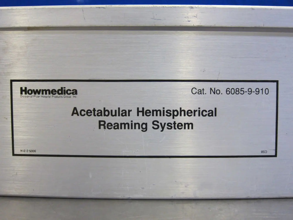 
                  
                    Howmedica 6176-2 Acetabular Hemispherical Reaming System
                  
                