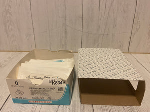 
                  
                    Ethicon - 0 Perma-Hand Silk, Black Braided Non-Absorbable Suture - K834H - SOLD INDIVIDUALLY
                  
                