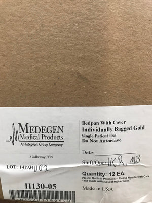 
                  
                    Medegen Bedpan With Cover
                  
                