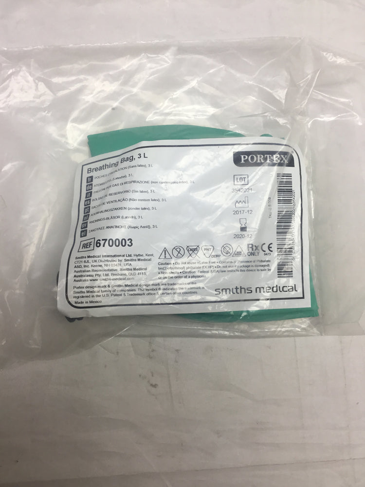 Portex Breathing Bag 3L