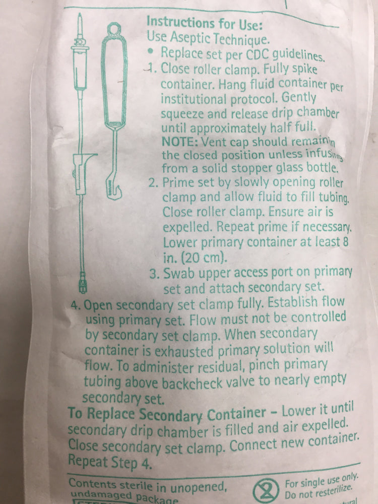 
                  
                    Braun Secondary IV Set
                  
                