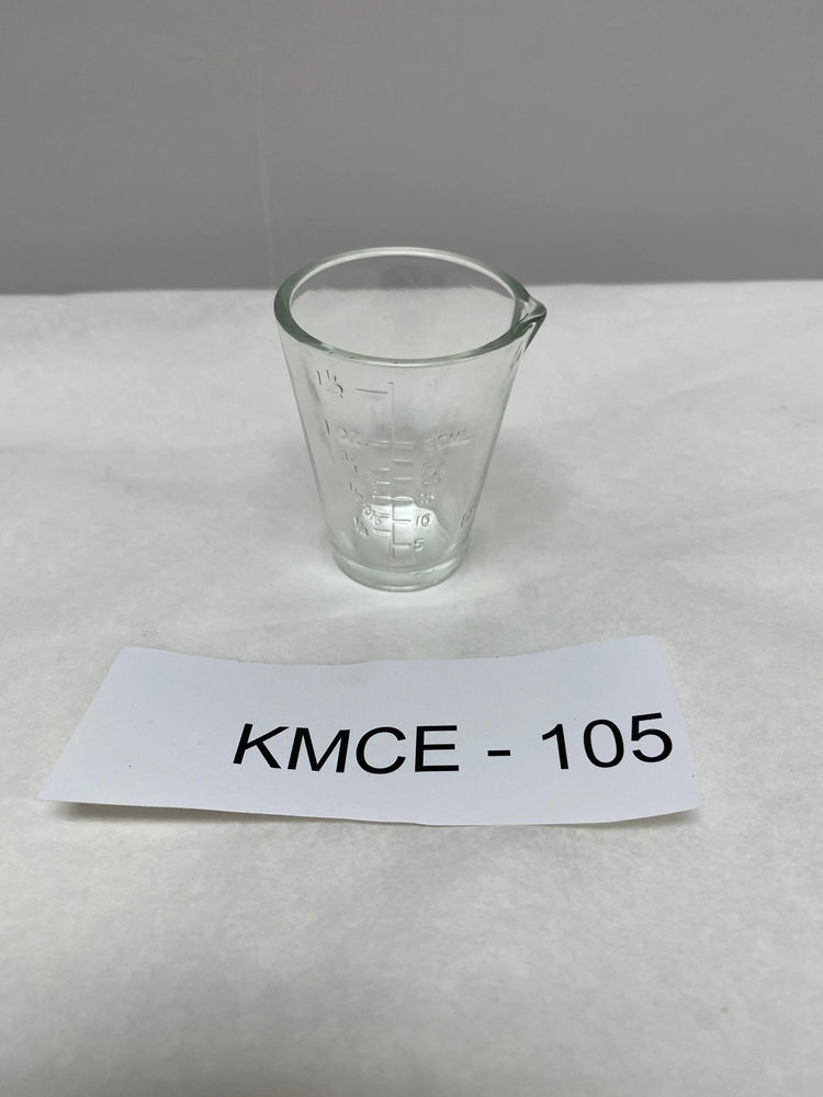 Grafco Vintage Small Measuring Cup Clear Glass 1oz | KMCE-105