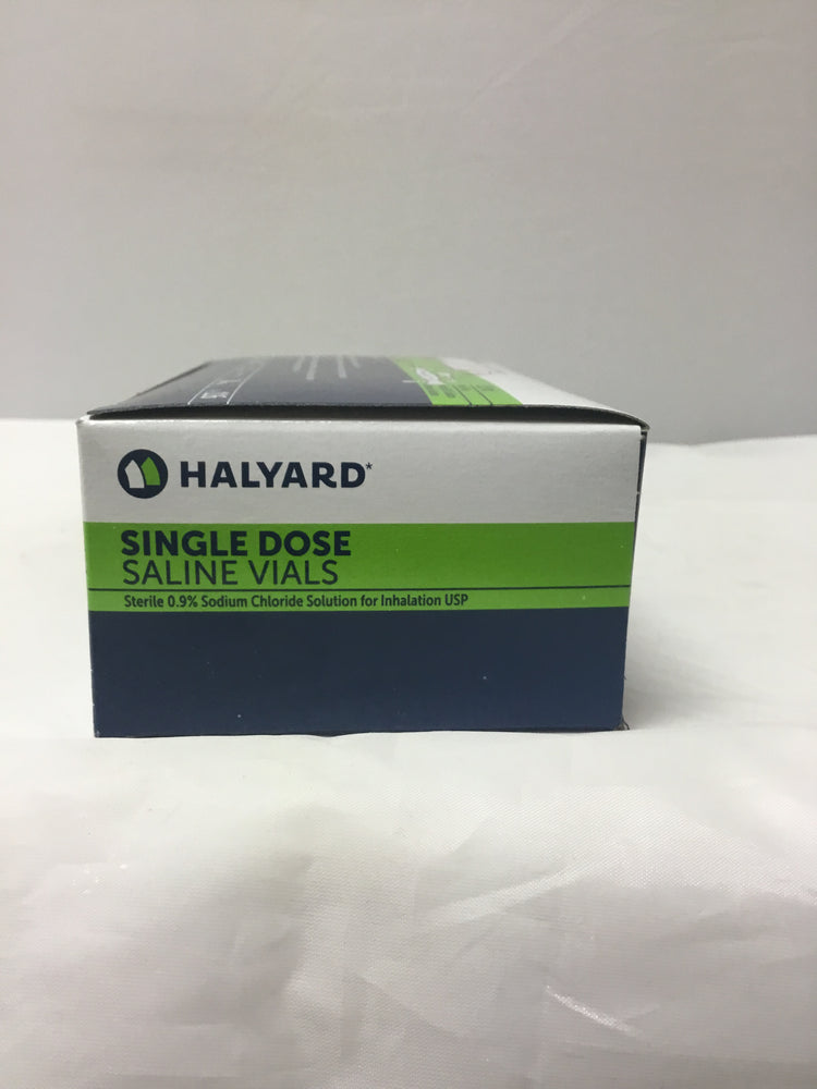 
                  
                    Halyard single Dose Saline Vials
                  
                