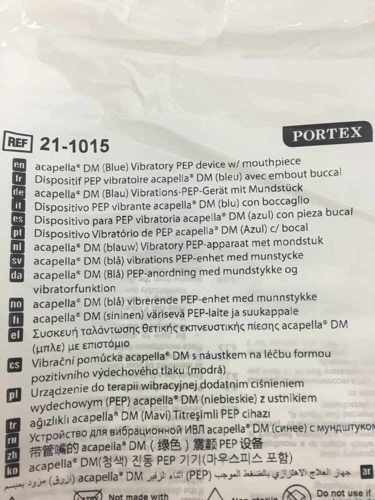 
                  
                    Portex Acapella DM Vibratory PEP device
                  
                