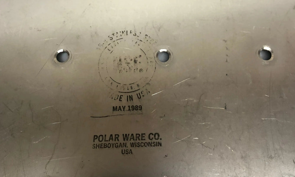 
                  
                    Polar Ware 13F Stainless Steel Tray | KMCE-114
                  
                