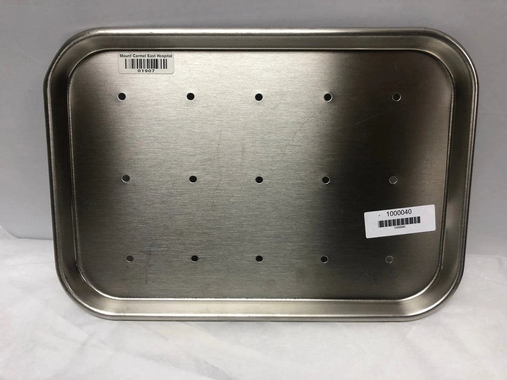 
                  
                    Vollrath Shallow Surgical 14" Tray with Holes | KMCE-165
                  
                