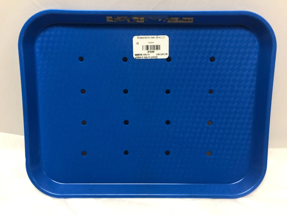 
                  
                    Blue Plastic Surgical 12" Tray with Holes | KMCE-168
                  
                