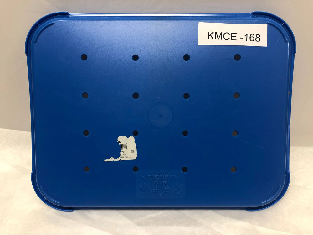 
                  
                    Blue Plastic Surgical 12" Tray with Holes | KMCE-168
                  
                