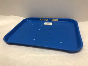 
                  
                    Blue Plastic Surgical 12" Tray with Holes | KMCE-168
                  
                
