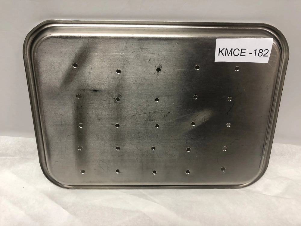 
                  
                    Vollrath Stainless Steel Surgical 12" Tray 8013 with Holes | KMCE-182
                  
                