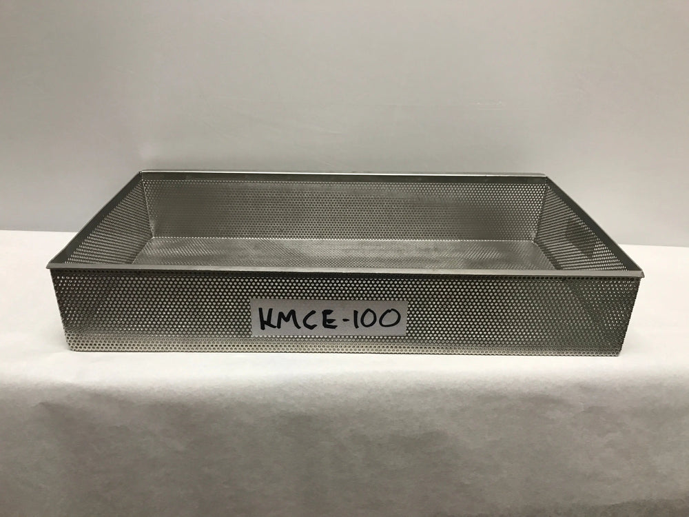 
                  
                    Stainless Steel Sterilization Tray (L: 20in; H: 3 1/2in; W: 10in) | KMCE-100
                  
                