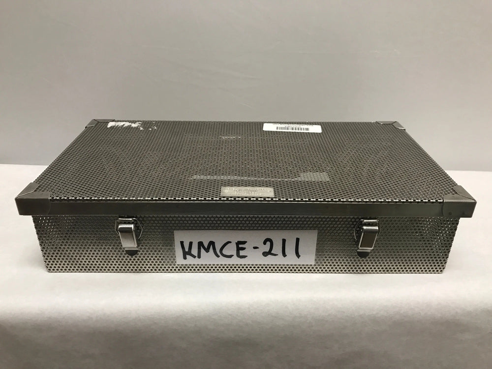 
                  
                    Stainless Steel Sterilization Case (L: 16 in; H: 3 5/8 in; W: 8 in) | KMCE-211
                  
                