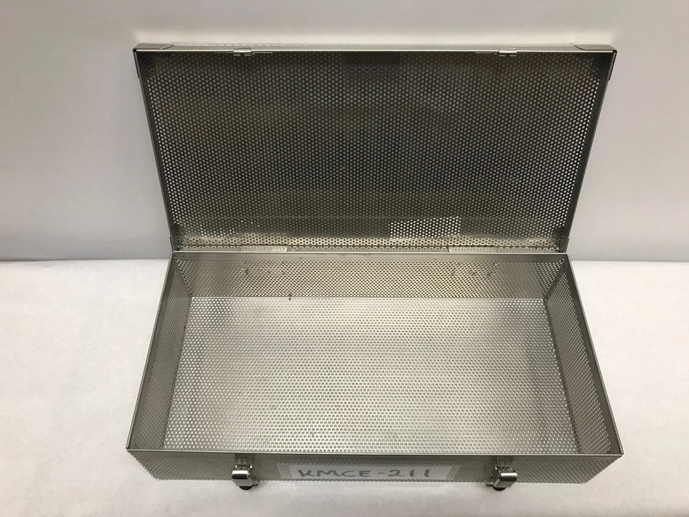 
                  
                    Stainless Steel Sterilization Case (L: 16 in; H: 3 5/8 in; W: 8 in) | KMCE-211
                  
                