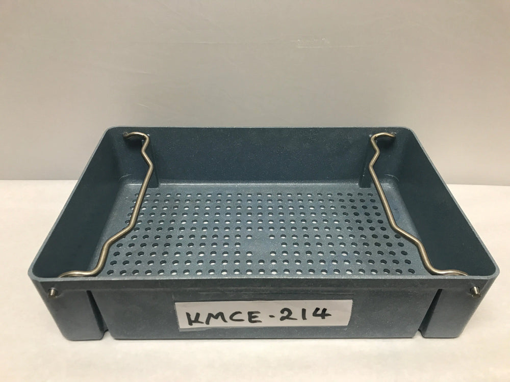 Blue SS Sterilization Tray | KMCE-214