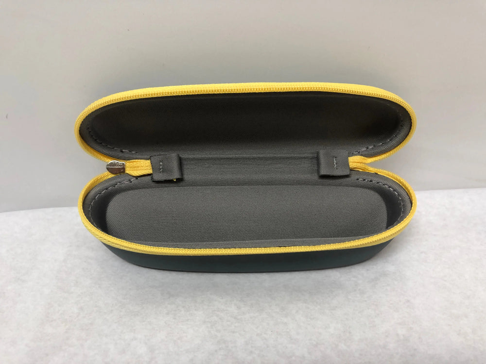 
                  
                    TMX Grey and Yellow Eyewear Optical Eyeglasses Hard Case | KMOPT-62
                  
                
