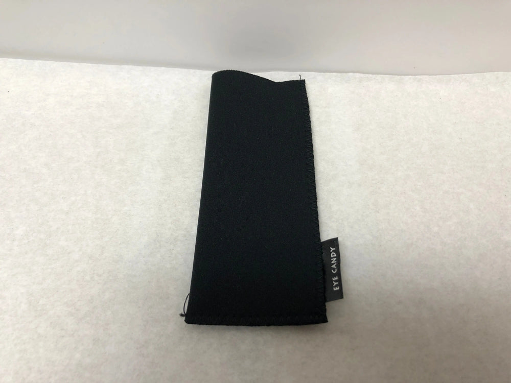 Eye Candy Black Optical Eyeglass Pouch Case Soft Storage | KMOPT-122