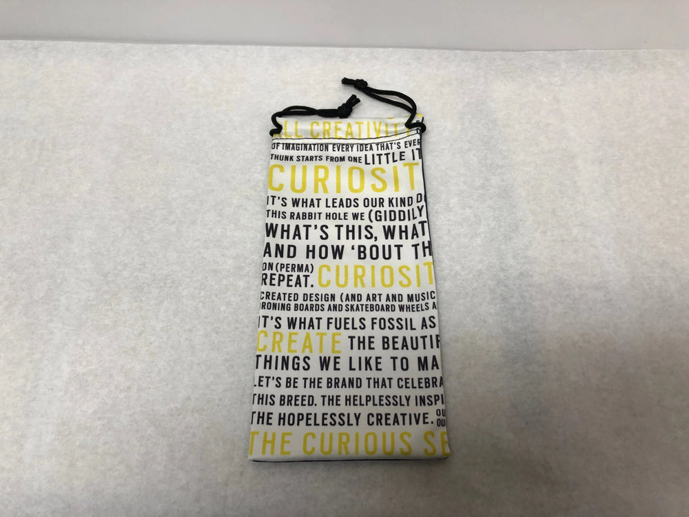 
                  
                    Fossil Key Words Blue Yellow Bag Pouch Optical Eyeglass Soft Case | KMOPT-128
                  
                