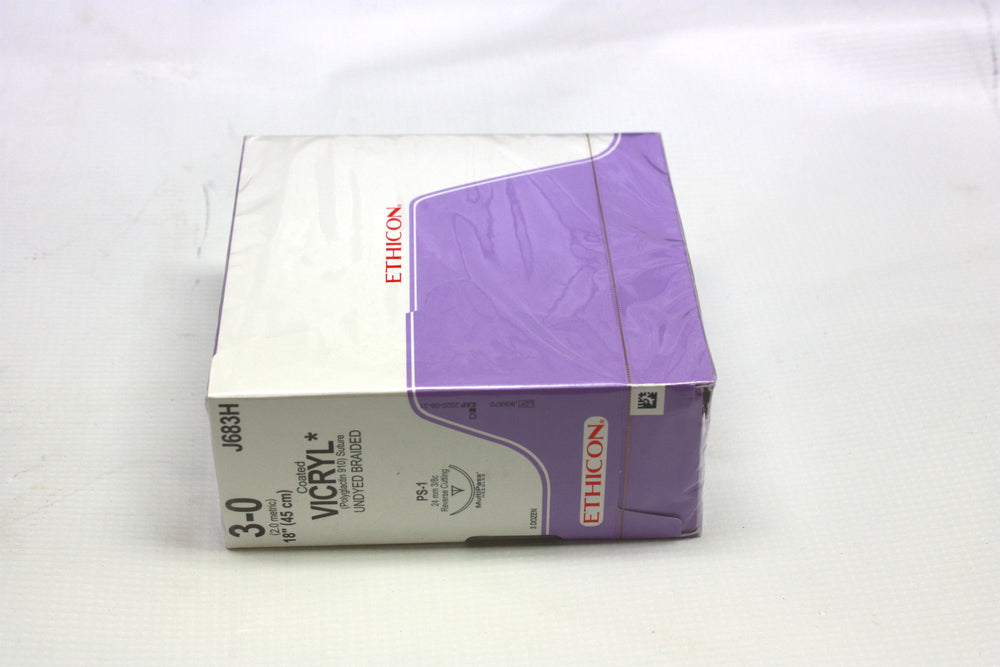 Ethicon Coated Vicryl (Undyed Braided) Sutures | KeeboMed
