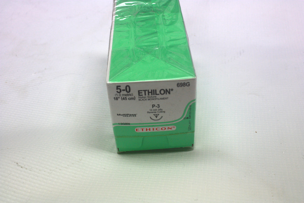 
                  
                    Ethicon 5/0 RC 13mm Nylon Monofilament Sutures | KeeboMed
                  
                