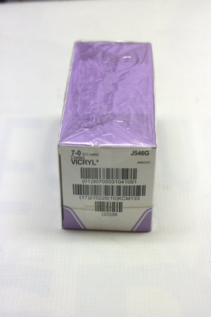
                  
                    Ethicon Coated Vicryl Sutures, Violet Braided, Spatula Needle
                  
                