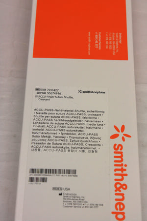 
                  
                    Smith & Nephew Accu-Pass Suture Shuttle, Crescent
                  
                