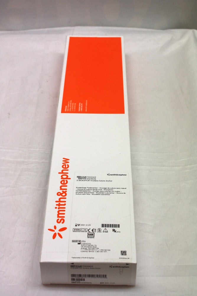 Smith & Nephew Bioraptor Knotless Suture Anchor