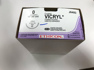 
                  
                    Ethicon Coated Vicryl (Undyed Braided) Sutures 2/0
                  
                