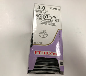 
                  
                    Ethicon Coated Vicryl (Undyed Braided) Sutures 2/0
                  
                