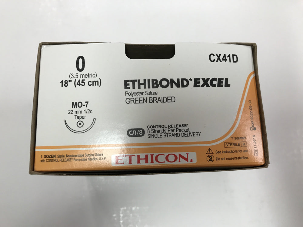 
                  
                    Copy of Ethicon Coated Vicryl (Undyed Braided) Sutures 3/0
                  
                