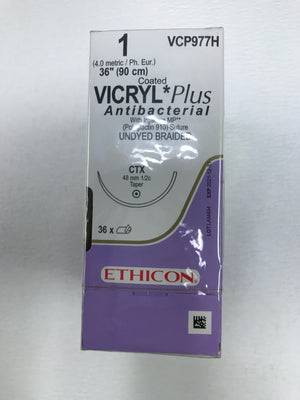 
                  
                    Ethicon Coated Vicryl (Undyed Braided) Sutures 2/0
                  
                