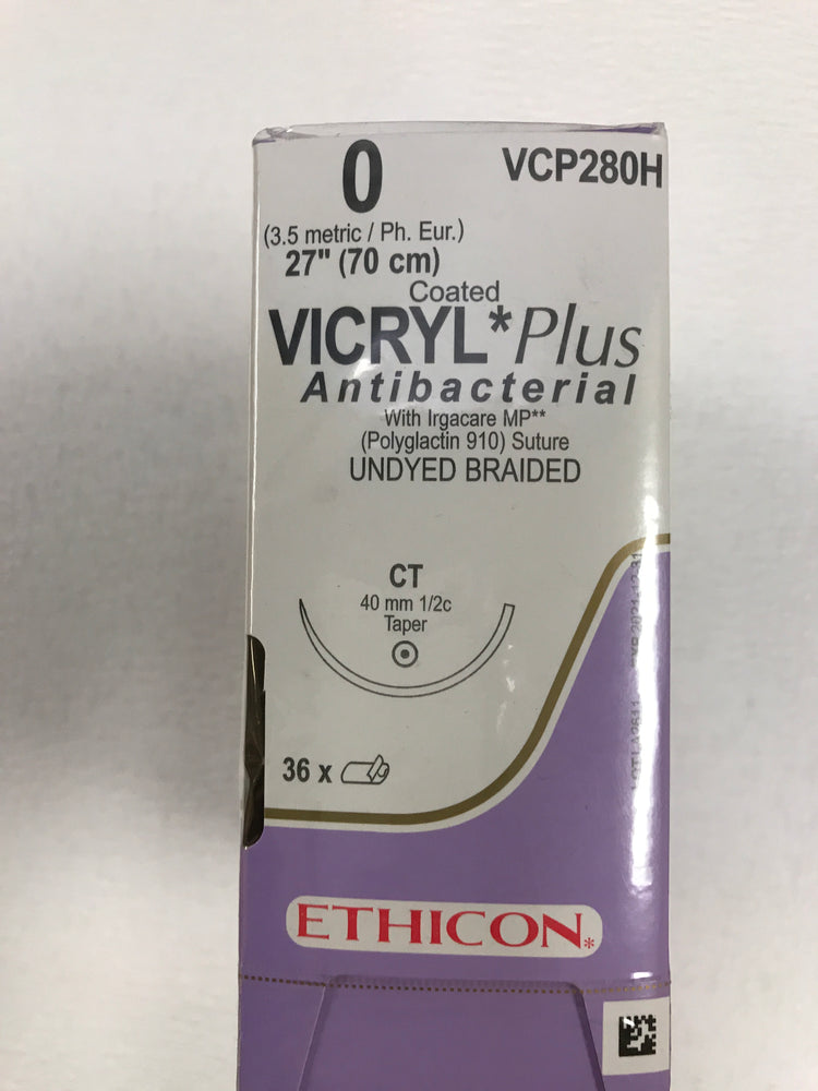 
                  
                    Ethicon Coated Vicryl (Undyed Braided) Sutures 2/0
                  
                