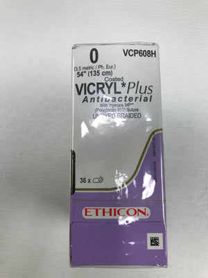 
                  
                    Ethicon Coated Vicryl (Undyed Braided) Sutures 2/0
                  
                