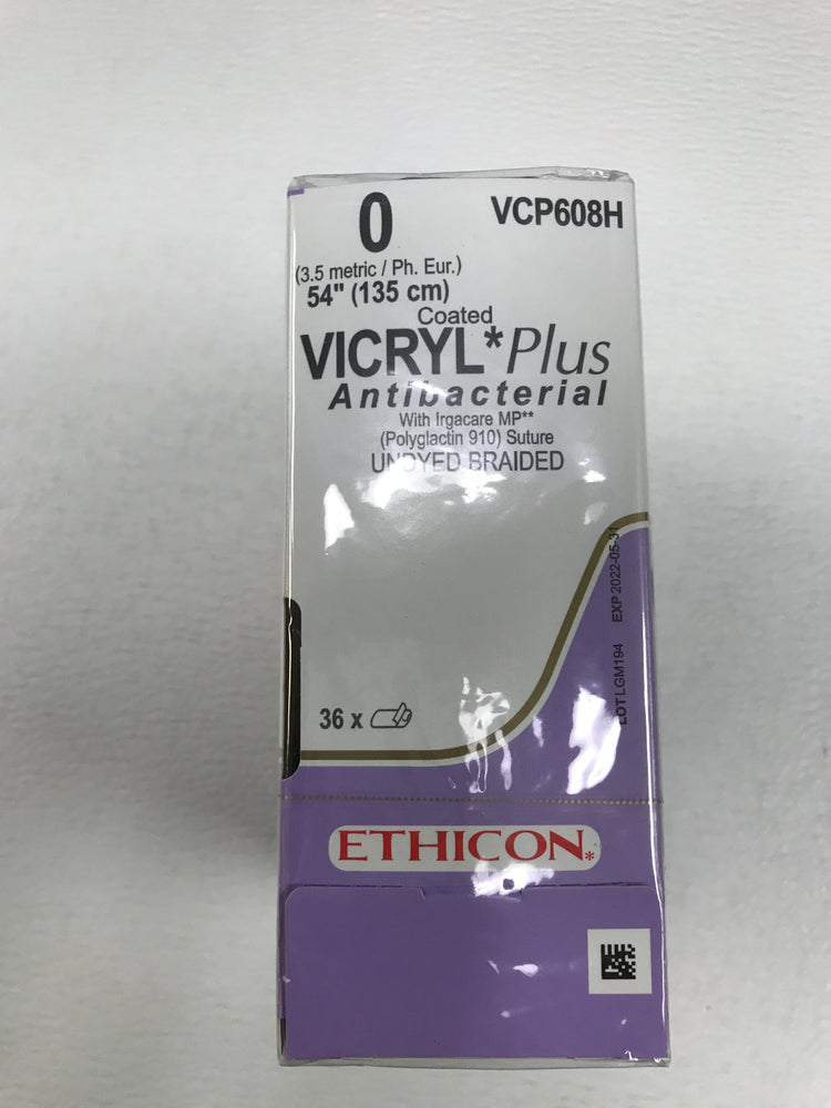 
                  
                    Copy of Ethicon Coated Vicryl (Undyed Braided) Sutures 3/0
                  
                